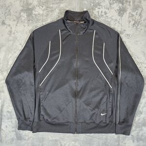 Y2K Nike The Athletic Dept Track Jacket Size XL Black
